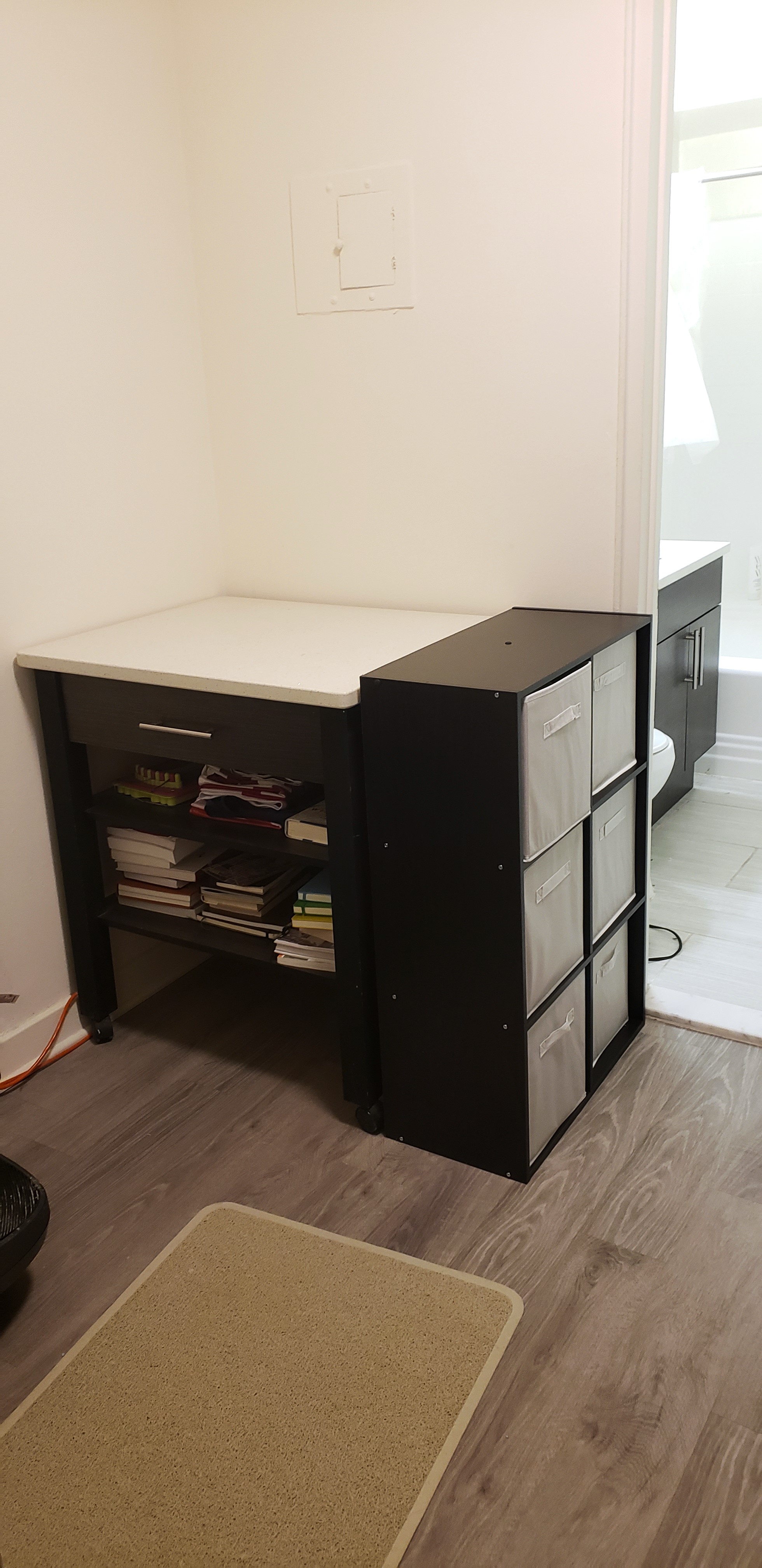 Storage after professional organzing